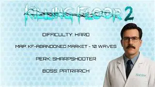 Killing Floor 2 - Hard | AbandonedMarket | Sharpshooter vs Patriarch