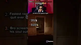 TOP 3 Funniest horror games moments 😂(This is the Fastest Rage Quit EVER 💀)