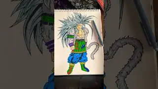 Goku ssj5 🔥 from Dragon ball Z 🐉 || How to Draw Goku ssj5 ✍️ Easy drawing step by step tutorial