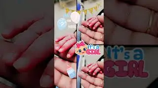 Gender reveal status || girl or boy gender reveal #short #viral #trend #shortfeed