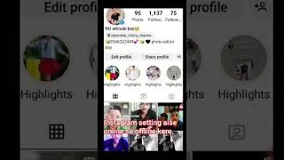 Instagram mai oneline se offline aise kere aise setting Jane ke liye hame suscribe kere