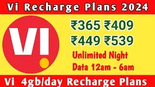Vi Recharge plans 2024 | Vi best prepaid recharge plans | Vi  data plans & offers 2024