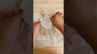 Tutoria da Folha no Canal Donage Macram&ecirc; #macrame #tutorial #artesanato #macrametutorial #folha #diy