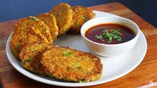 Oats Moong dal Palak Tiffin recipe | Less Oil Healthy Indian breakfast | 10 min high protein nashta