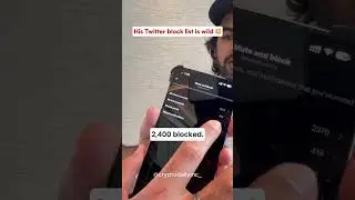 His twitter mute list will make you go crazy 🤪 #funny #egotist #whatssofunny #thestupids #artguy