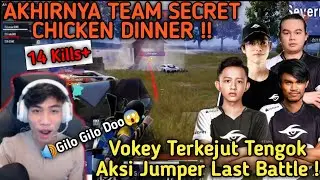 PMGC W1D2| Akhirnya Team Secret Chicken Dinner !! Vokey Terkejut Tengok Aksi Jumper Last Battle !😱