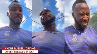 Andre Russell Crying After Release By KKR | A Russell Reaction After Release By KKR