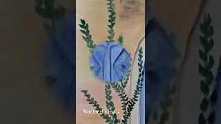 The Blue Door Drawing| Watercolor| #shorts #watercolor
