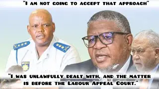 [WATCH] Heat in Parliament as Gen Phahlane breaks silence on Mbalula suspension