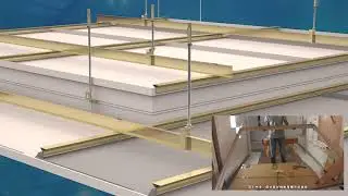 Step angle ceiling installation.