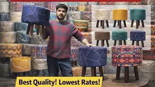 Top Trending Ottoman Stools You Must See! 😍 Ottomans stools | Hamza Decor Shahalam Market Lahore|
