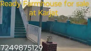 Ready Farmhouse for sale at Karjat#2BHK bungalow#2 Guntha NA plot#35 lacs#negotiable#mountain view