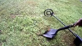 Metal Detecting between Rains once again on June 21, 2019