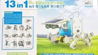 13 in 1 solar robot kit body making | 13 in 1 educational solar kit | 13 in 1 solar kit head making