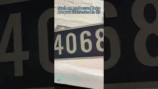 Number signs for hotel room, so beauty!!!😎😎😎#signs #signage #custom #numbersigns #display