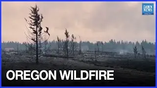 Massive Oregon Wildfire Burns 21,000 Acres Near Sisters, Flat Fire Forces Urgent Response Sunday
