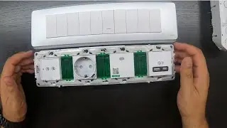 Doza de aparat de la Schneider Unica Pro care poate fi utilizata pentru aparataj modular si clasic