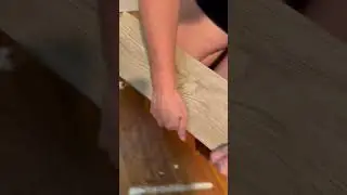 How to Measure and Cut LVP - Score and Snap Luxury Vinyl Plank - no power tools needed 🙌🏼