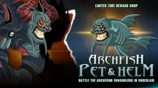 AQW - ARCHFISH HELM AND PET | APRIL LIMITED TIME REWARD DROP 2020
