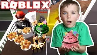 HAVING A CUPCAKE PARTY AT MY BROTHERS ELITE BAKERY in ROBLOX BLOXBURG