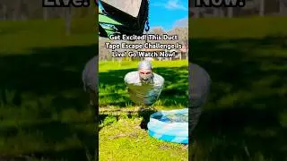 Crazy Duct Tape Escape Challenge!