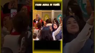 MEGA DISERBU FANS DI TURKI #megawati #megawatihangestri #manisabbsk #volleyball