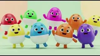 Fun Kids Songs & Dancing Shapes | Colorful Music Video for Children