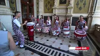 Batala Boom playing at the Opera State House as pre show of mestre Gilberto Gil