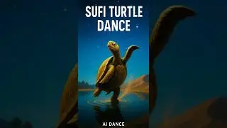 Sufi Turtle Dance 🌌 | Desert Oasis Trance Under Stars | Mystical Motion | AI Dance | aidance365