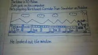 My Drawing of the Bay Area's BART Train