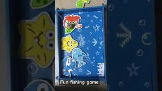 wooden magnetic fishing game #game # toys