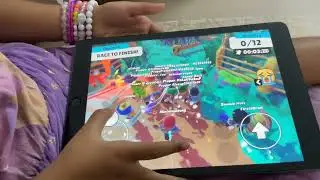 I played Stumble guys in this video 