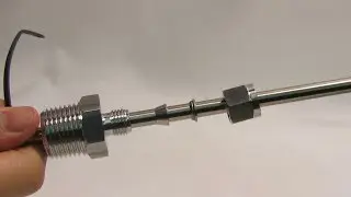 【Operation Instructions】Bimetallic Thermometer, Compression Fitting (Sliding On Stem)