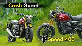 Triumph Speed 400 Crash Guard | Installation | HT Exhaust