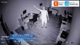 1080P Security Camera for Yard Tuya Smart / Smart Life APP