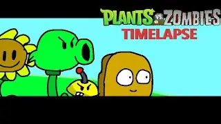 Plants Vs Zombies animation test TIMELAPSE