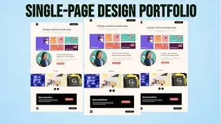 Single-page design portfolio | Frontend Mentor Challenge | JAVASCRIPT PROJECT