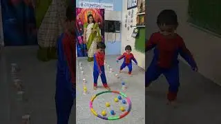 Learning Through Play ,Fun Activities for Kids 👧🧒 at sk kids play school #littlekids #kidsworld