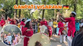Visarjan Miravnuk in Germany 🇩🇪 | My First Vlog in Marathi | Marathi Mitra Mandal 🇩🇪
