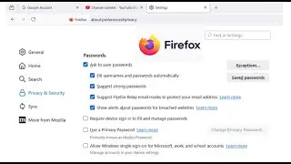 How to delete password saved on Firefox browser?