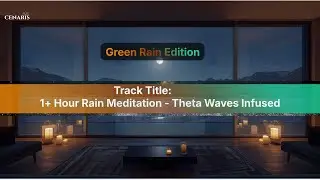 Theta Waves Meditation with Rain Ambience | Deep Meditation, Sleep Subconscious Healing 1+ Hour