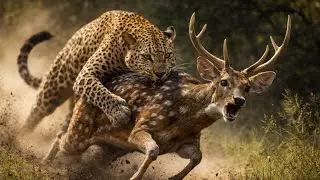 Silent Killer | Leopard Hunts Deer in Seconds | One Perfect Ambush | Leopard vs Deer