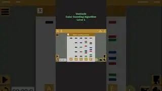Color Counting Algorithm Level 1 VexCode VR #programmer #vexcodevr #programming #coding