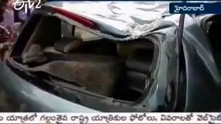 Car Accident In Jubilee Hills, Hyderabad   1