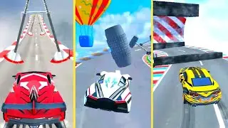 🔥Crazy car stunt 😱🔥game | android gameplay | car games 3d stunt racing game | #part-8