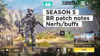 Season 5 BR patch notes CODM nerfs/buffs