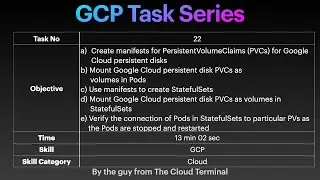 Task - 22 - GCP | PVCs | GKE | Kubernetes | Pods | StatefulSets | Validate Data Persistence