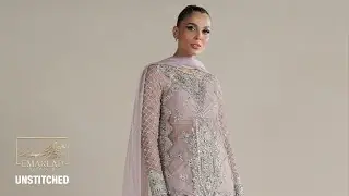 Khaka Design #174 | Bridal Organza Collection 2025 | Light Purple | Emarladwear