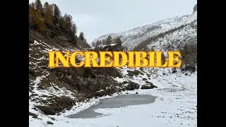 DEVERO | Laghi di Sangiatto mentre nevica ad ottobre