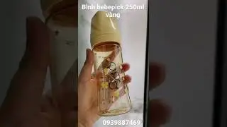 B&igrave;nh bebepick H&agrave;n Quốc 250ml v&agrave;ng